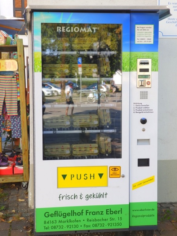 Munich Altstadt - Egg Vending Machine